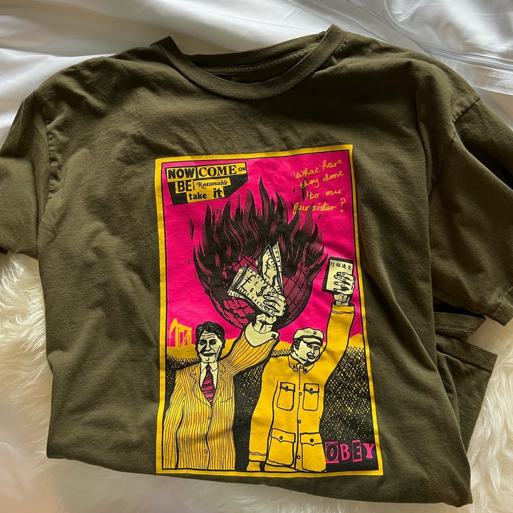 Obey Graphic T Shirt